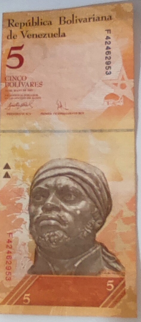 Billete de 5 bolivares