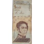 Billete de 1 millón de bolivares
