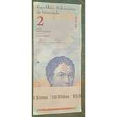 billetes de 2 bs