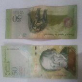 Billete de 50 bolívares 5 de noviembre de 2015