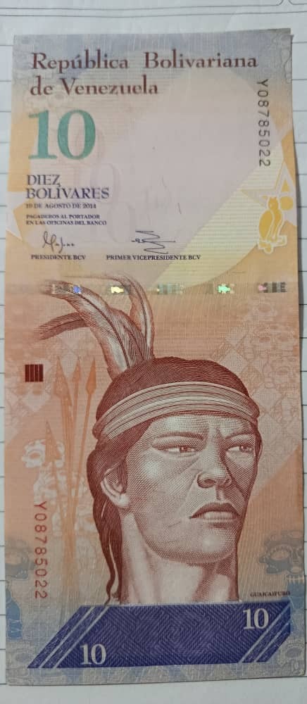 10 Bolivares/ 2014