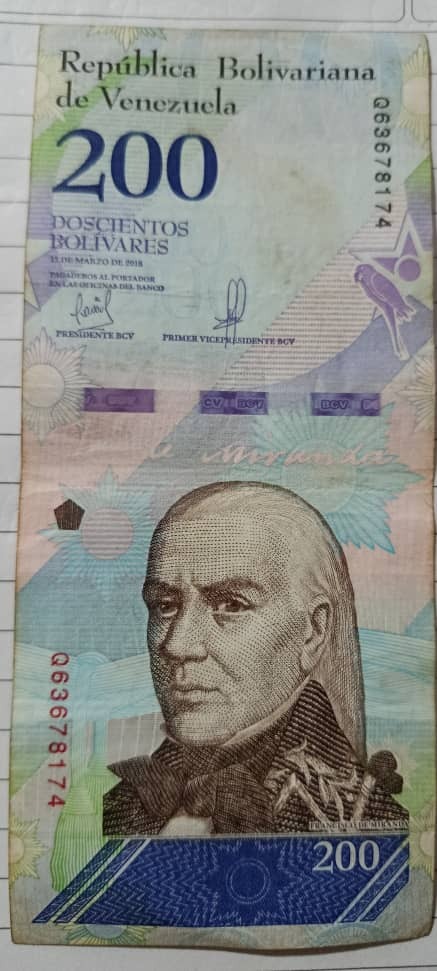 200 Bolívares 2018