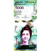Billete de 5.000 Bs
