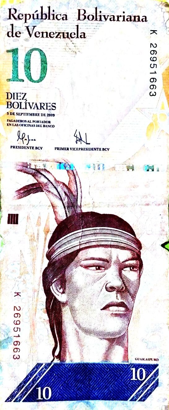 Billete de 10 Bs