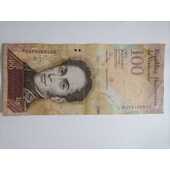 Billete de 100bs