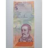 Billete de 5 Bs