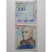 Billete de 200bs