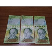 billetes de 50 bolivares