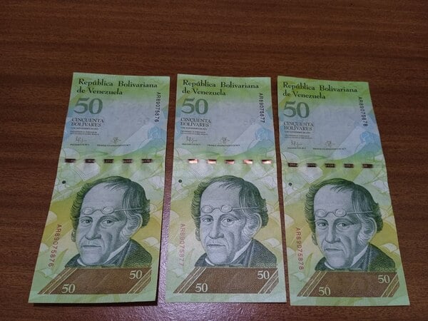 billetes de 50 bolivares