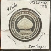 Plata - Sri Lanka 500 rupees (Buddhas Teachings Anniversary)