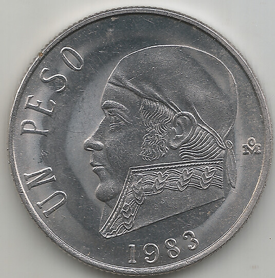1 Peso de México 1983