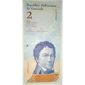 billete 2 bolivares venezuela