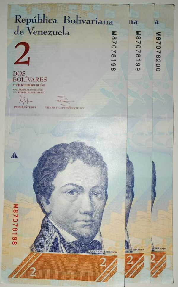 billetes de venezuela