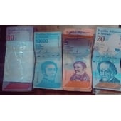 Colección de 4 billetes