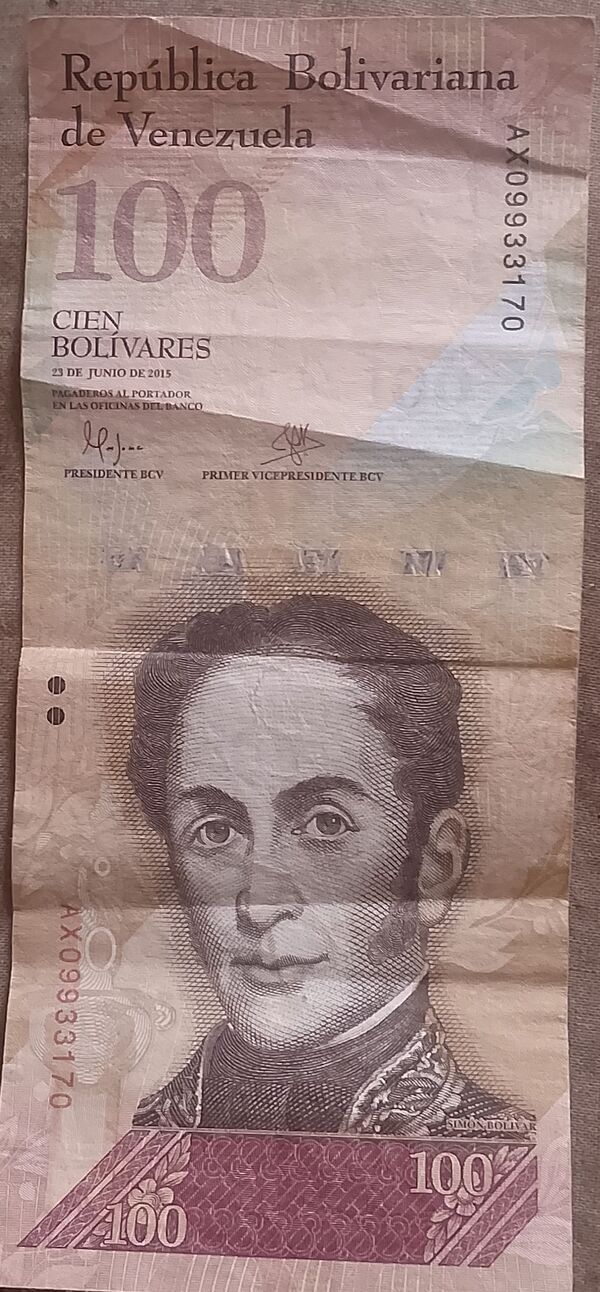 Billete de 100  junio De 2015