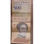 Billete de 500 bolívares
