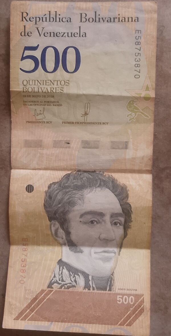 Billete de 500 bolívares