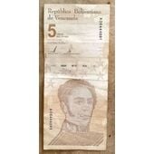 Billete de 5 bolivares 2021