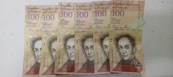Billete de 100 bolívares 5-11-2015