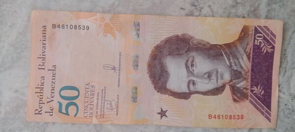 Billete de 50bs
