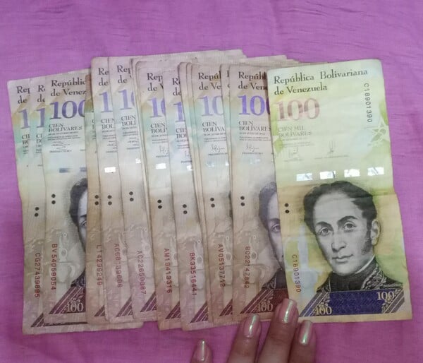 Billetes de 100 Bsf