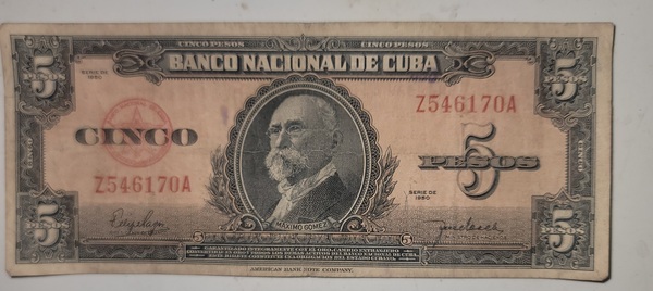 Billete de 5