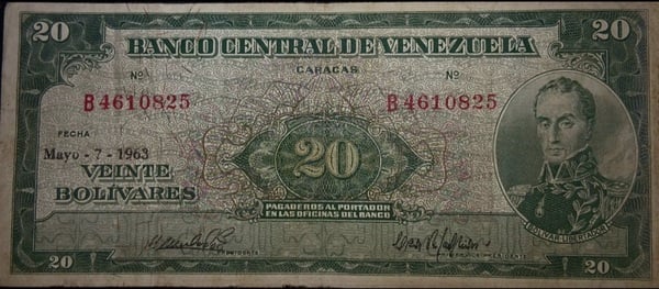 20 Bolivares