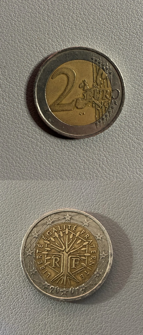 MONETA 2€ CON ERRORE CONIO