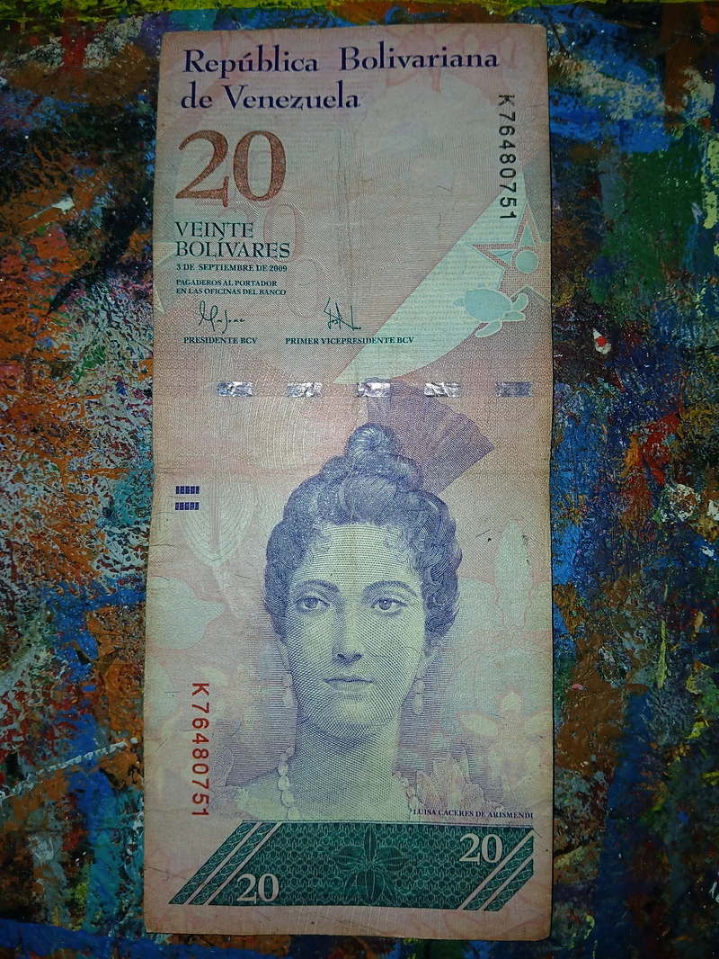 Billete de 20 bolívares 2009