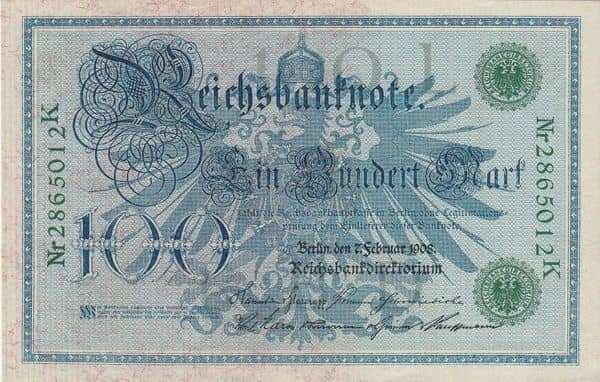 100 Mark Reichsbanknote