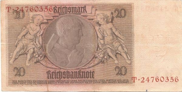 20 Reichsmark Reichsbanknote