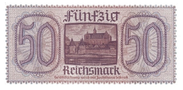 50 reichsmark (Territórios Ocupados)