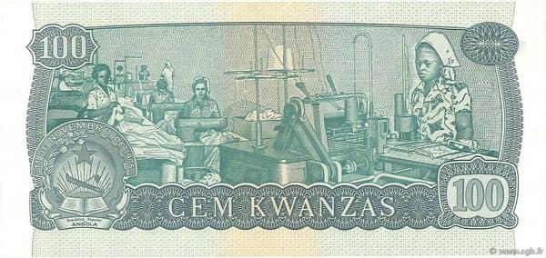 100 Kwanzas (Date of Independence)