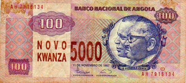 5000 Novo Kwanzas