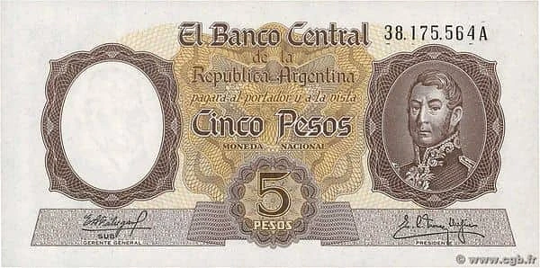 5 pesos