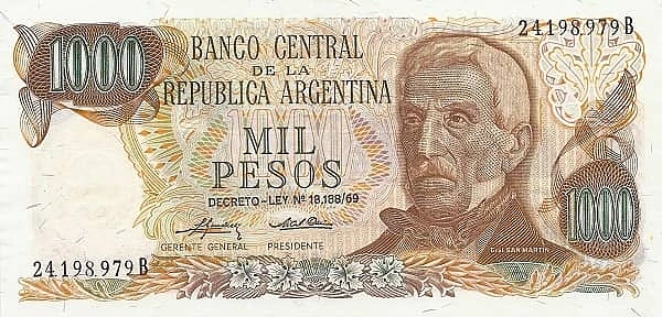 1000 pesos