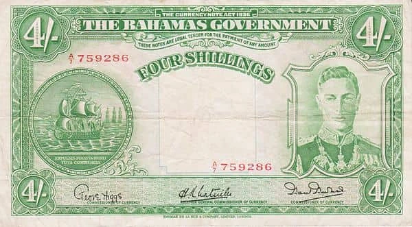 4 Shillings George VI