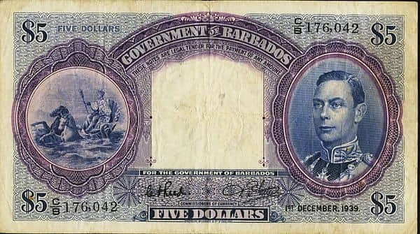 5 Dollars George VI