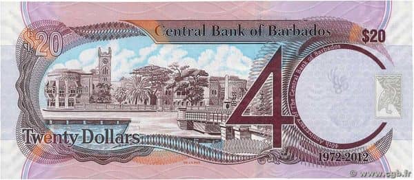20 Dollars 40th Anniversary of the Central Bank