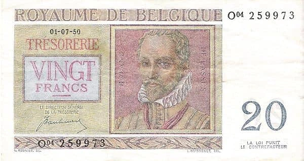 20 Francs Type 1950