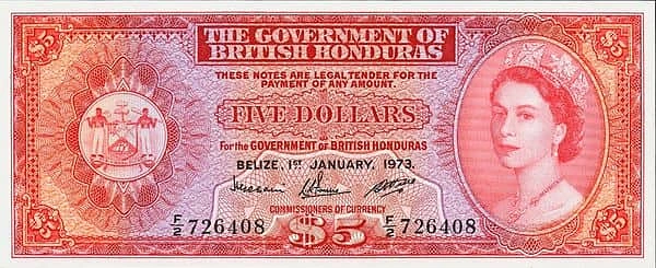 5 Dollars Elizabeth II