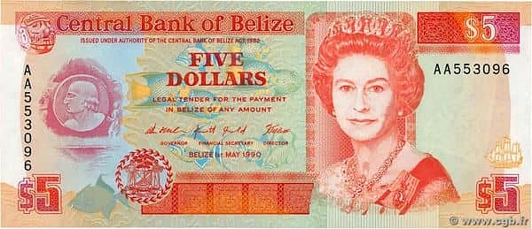 5 Dollars Elizabeth II