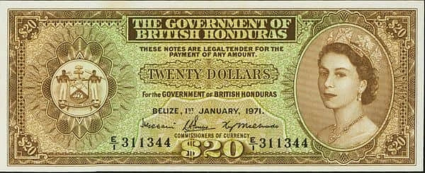 20 Dollars Elizabeth II