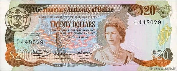 20 Dollars Elizabeth II