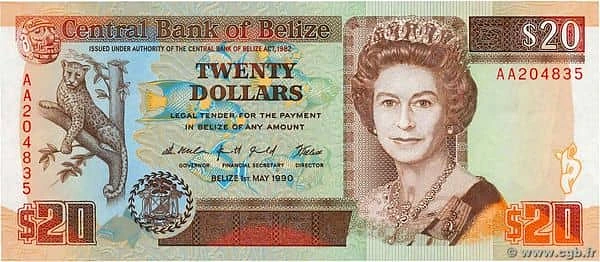 20 Dollars Elizabeth II