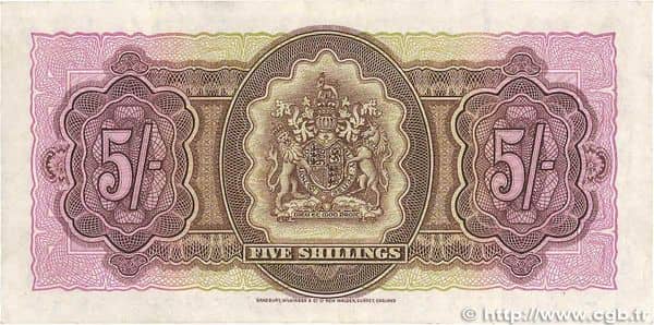 5 Shillings Elizabeth II