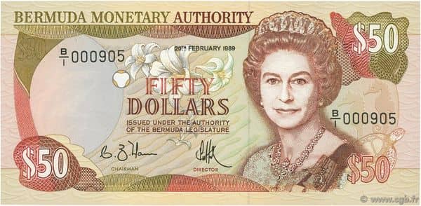 50 Dollars Elizabeth II