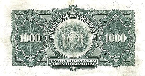 1000 Bolivianos