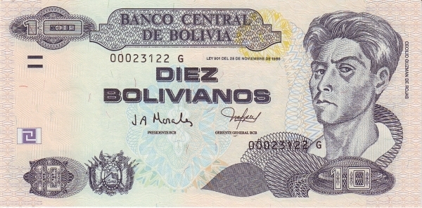 10 bolivianos