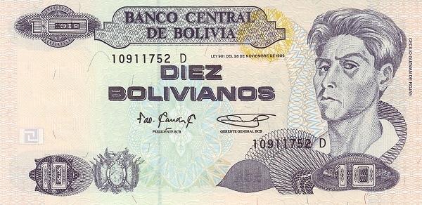 10 bolivianos
